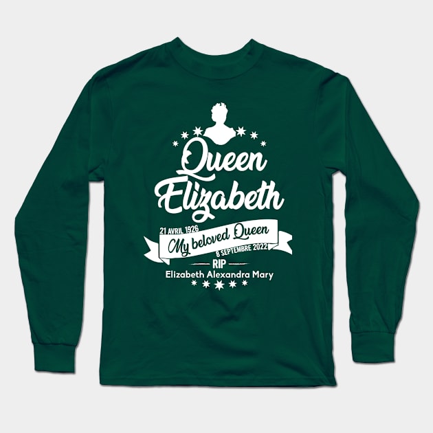 RIP Queen Elizabeth, Rest in peace Queen Elizabeth II Long Sleeve T-Shirt by Myteeshirts